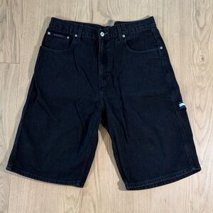 Tommy Hilfiger Men's Black Denim Long Carpenter Shorts - 33